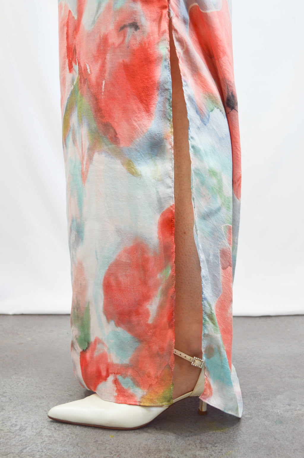 Soie- coquelicot robe