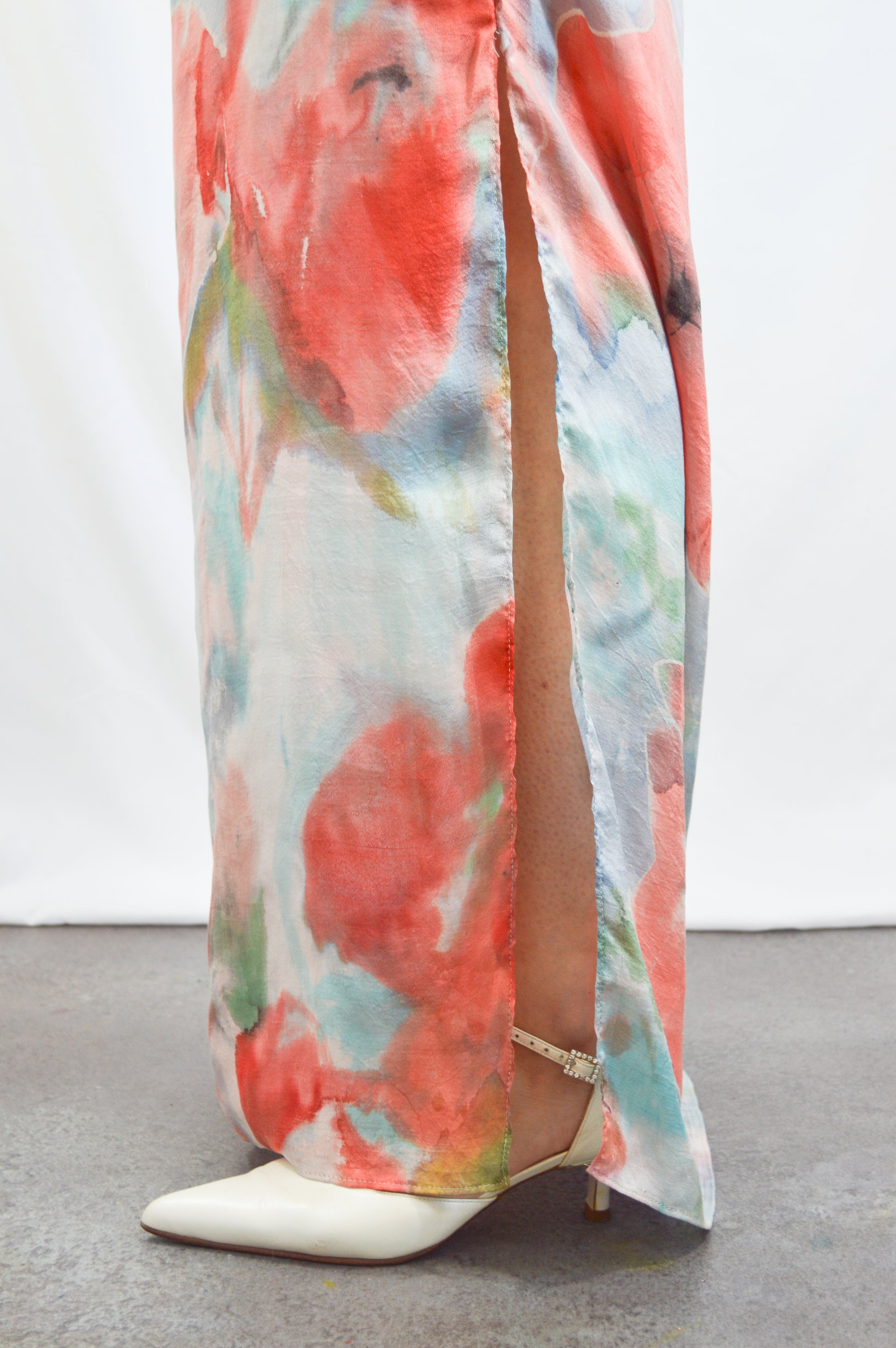Soie- coquelicot robe