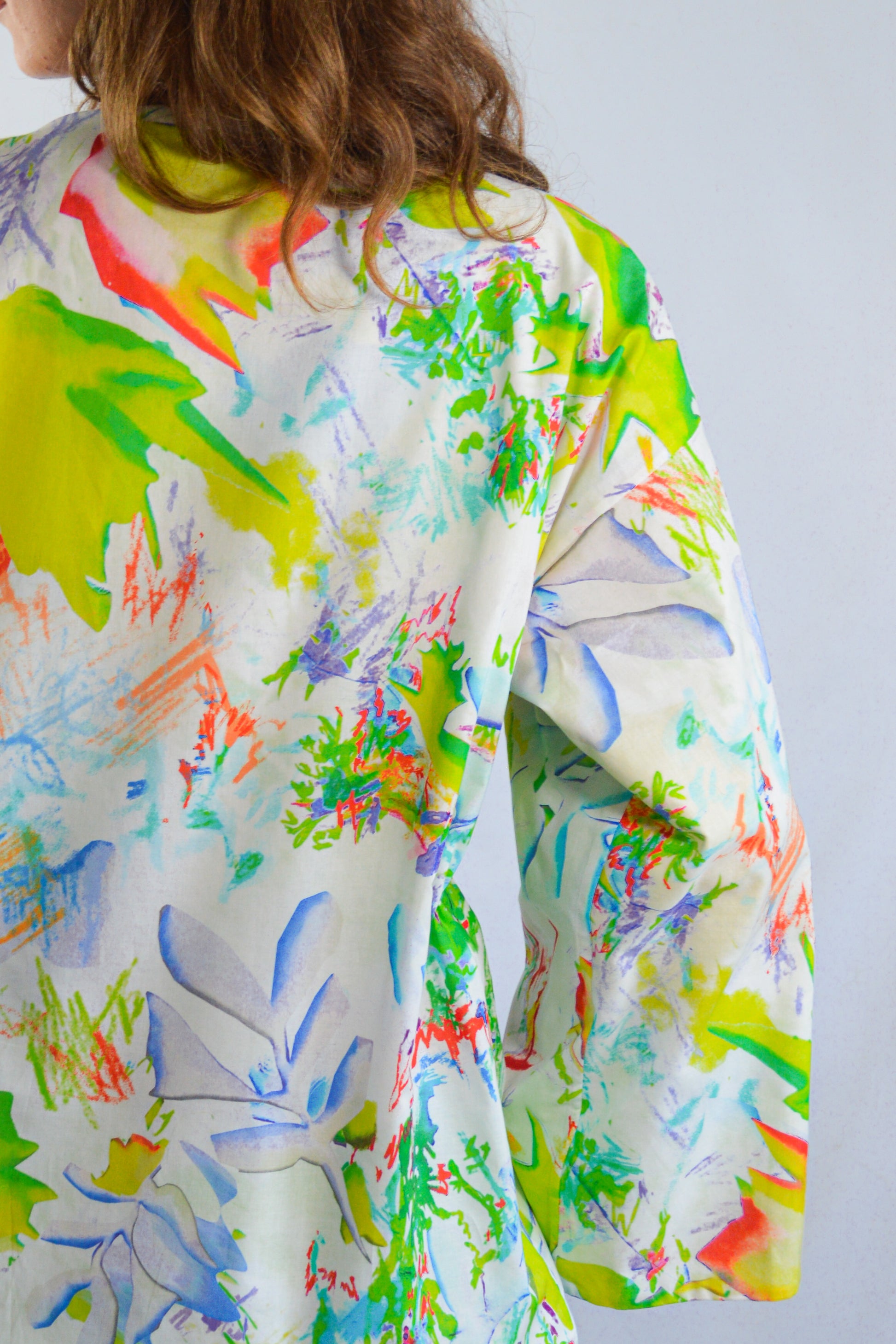 Kimono motif "artifice estival"